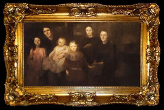 framed  Eugene Carriere The Painter